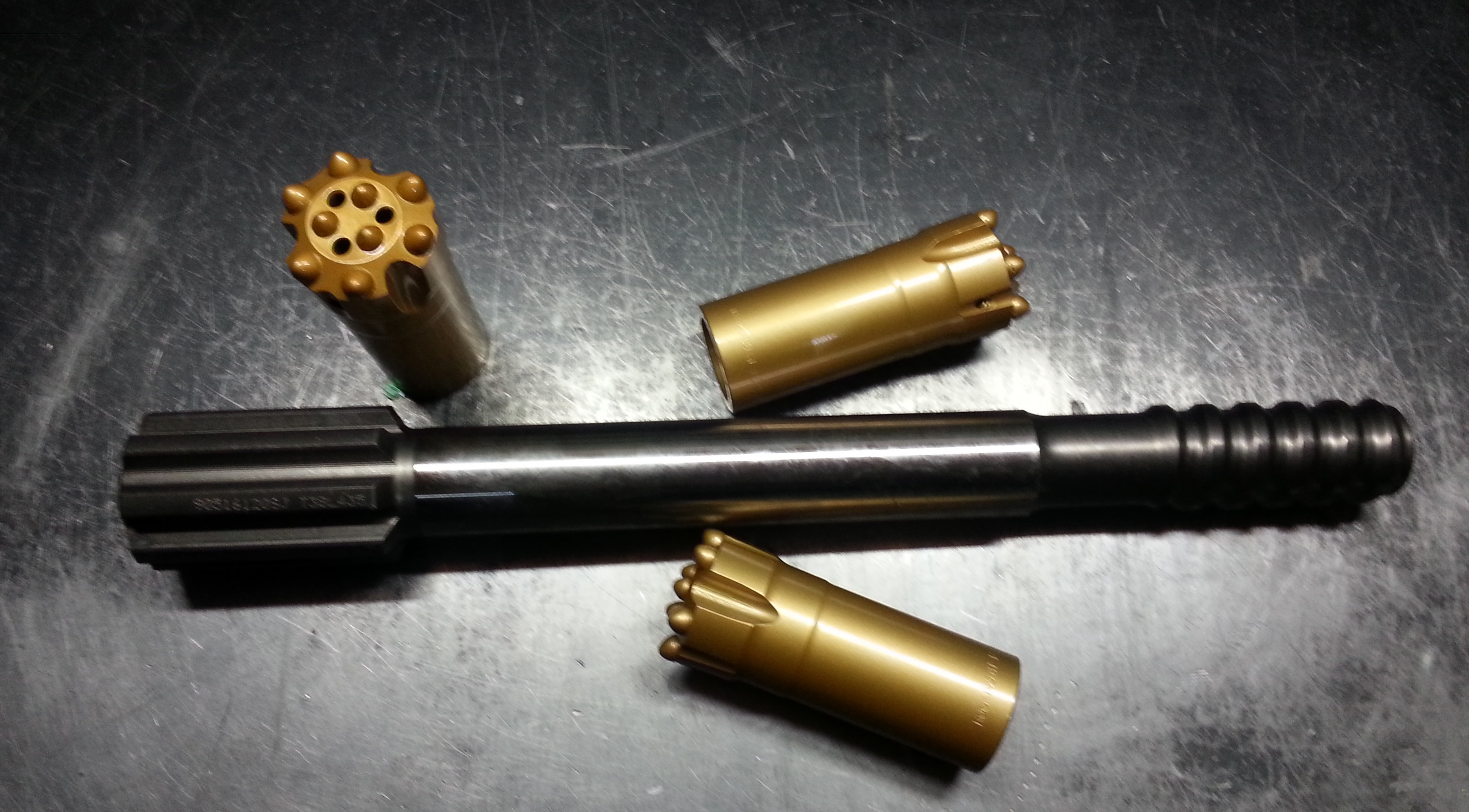 Button Bit and Shank Adapter