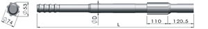 Shank Ingersoll Rand YH100V YH135V