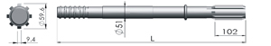 Shank Montabert HC80R / HC120R / HC150R