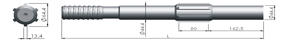 Shank Atlas Copco BBE56U2 / BBE57