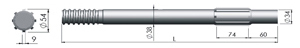 Shank Atlas Copco COP1038H / COP1238ME5
