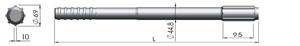 Shank Tamrock HL645 / HL645S